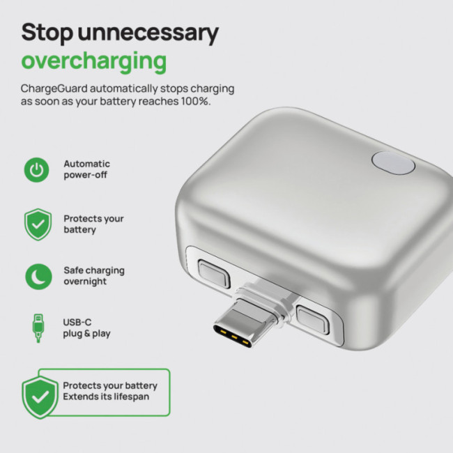 Adaptateur USB-C à déconnexion automatique ChargeGuard 