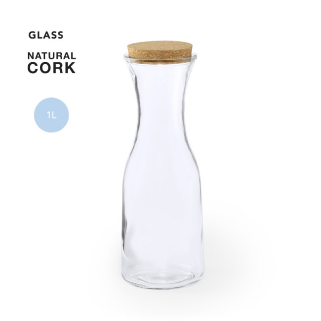 Carafe personnalisée en verre Lonpel 1L 