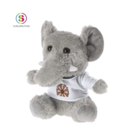 Peluche éléphant sublimable Brekalo 