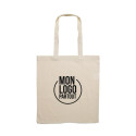 Sac Shopping Personnalisable Anses Longues Ecru 