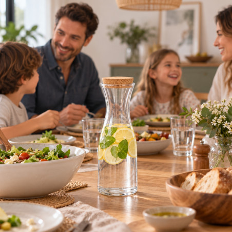 Carafe personnalisée en verre Lonpel 1L 