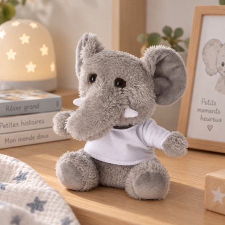 Peluche éléphant sublimable Brekalo 