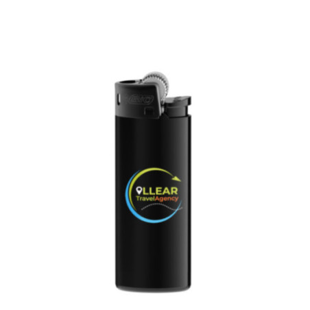 Briquet Mini BIC ® J25 All Black Publicitaire 