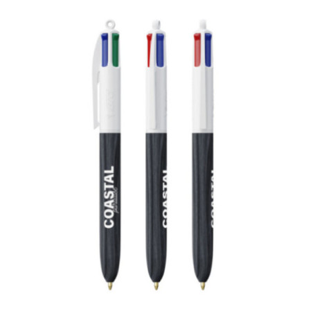 Stylo BIC ® 4 Couleurs Wood Style 