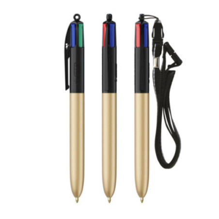 Stylo BIC ® 4 couleurs Glacé Lanyard 