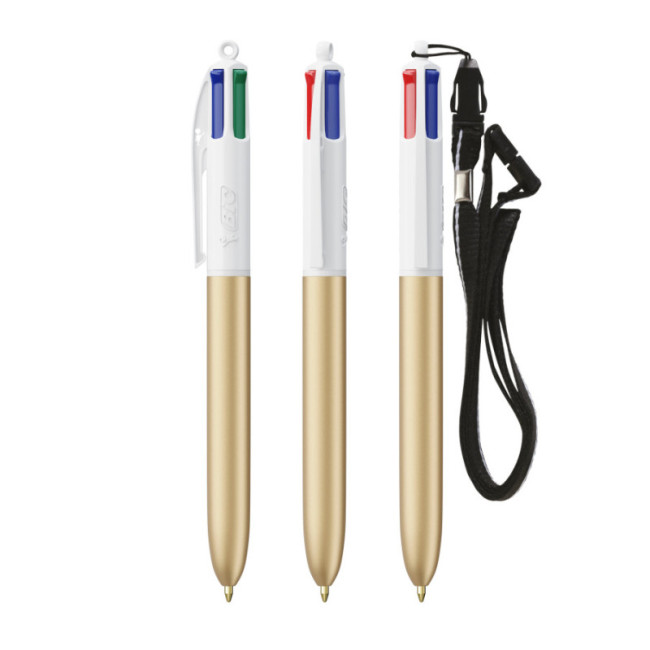 Stylo BIC ® 4 couleurs Glacé Lanyard 
