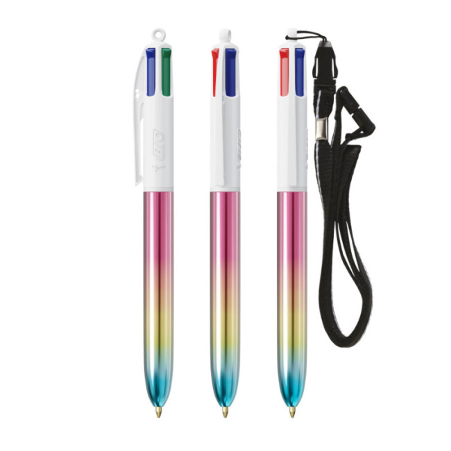 Stylo BIC ® 4 Couleurs Gradient Lanyard 