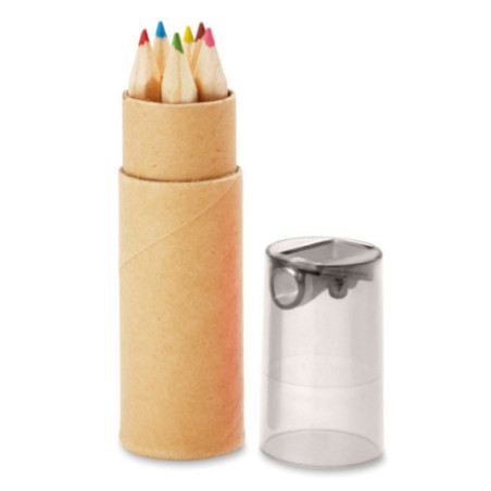 Set 6 Crayons de Couleurs Set Box 