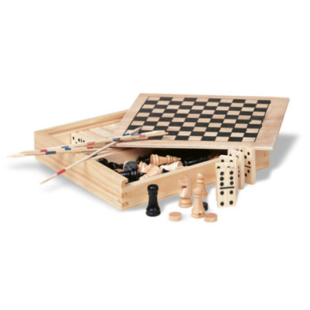 Set Jeux de Société Publicitaire Woodbox 