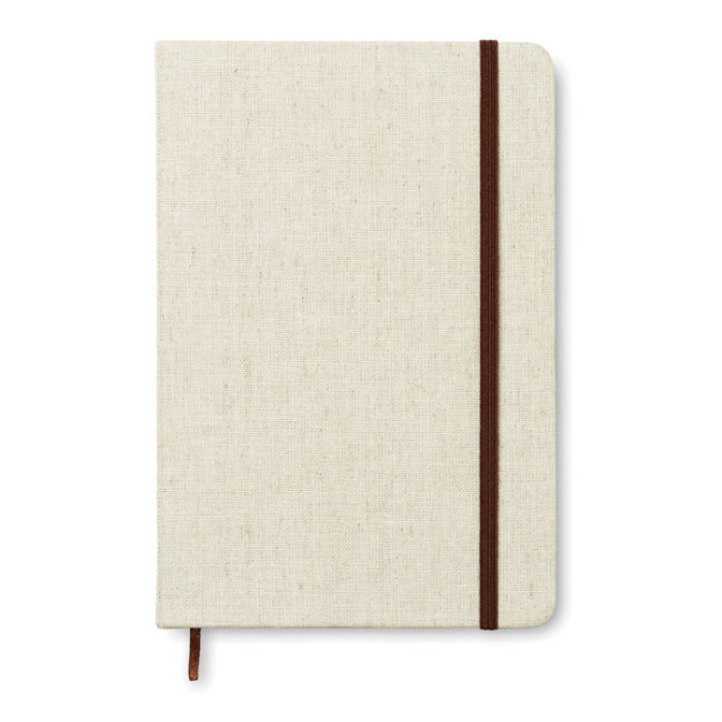 Carnet A5 Publicitaire Toile Ligné 