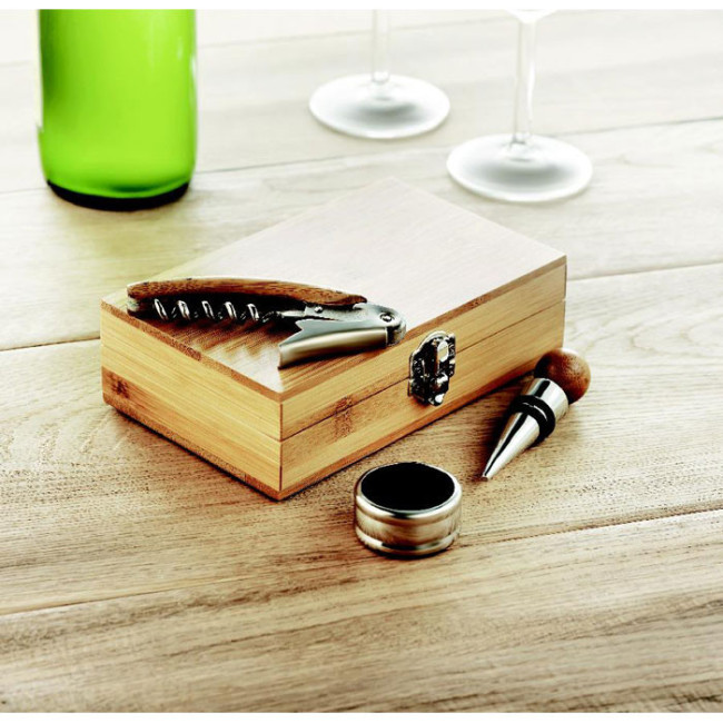 Coffret Vin Personnalisable Bambou 