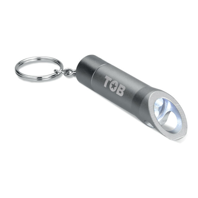 Porte-Clés Lampe Torche Publicitaire 2 en 1 