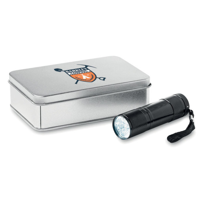 Coffret Lampe Torche Publicitaire Aventurier 