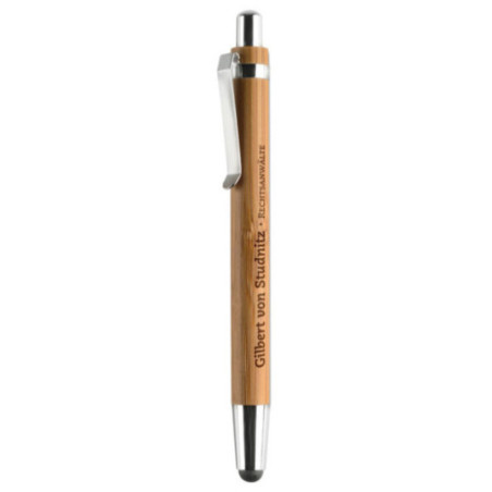 Stylo Personnalisable Bambou Stylet 