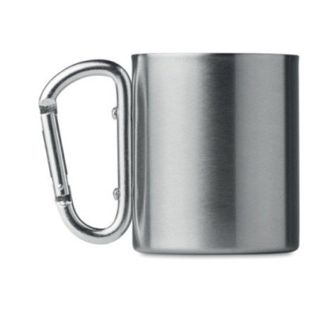 Mug en Inox Publicitaire Mousqueton 220 ml 
