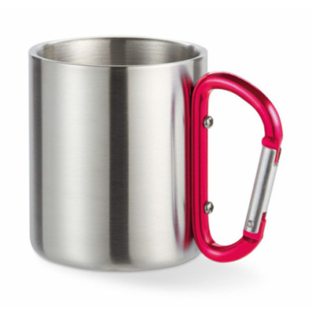 Mug en Inox Publicitaire Mousqueton 220 ml 