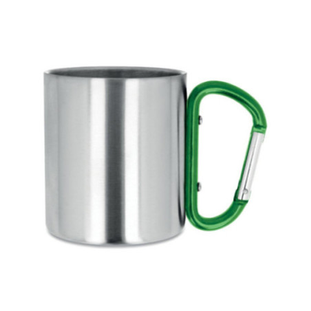 Mug en Inox Publicitaire Mousqueton 220 ml 