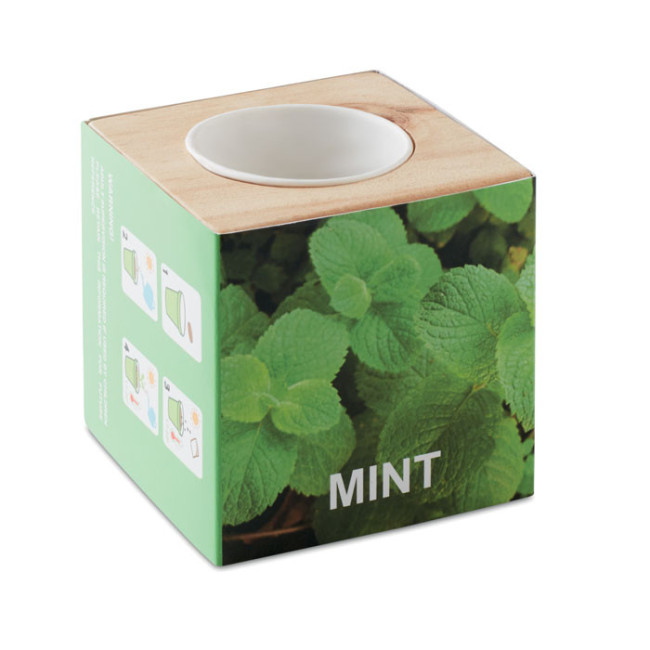 Pot en bois personnalisé GREEN 
