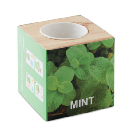 Pot en bois personnalisé GREEN 