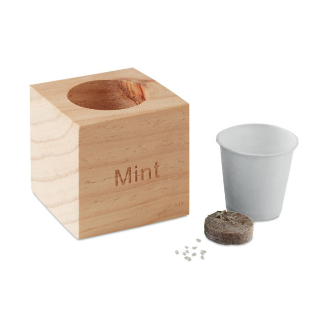 Pot en bois personnalisé GREEN 