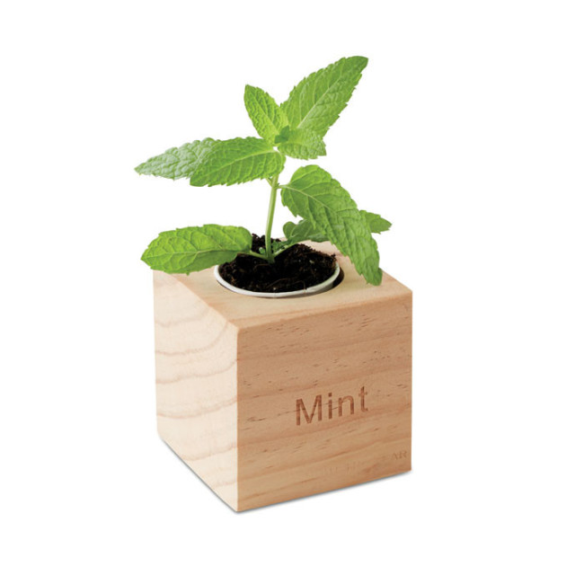 Pot en bois personnalisé GREEN 