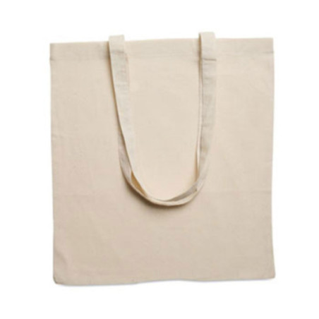 Sac Shopping Personnalisable Anses Longues Ecru 