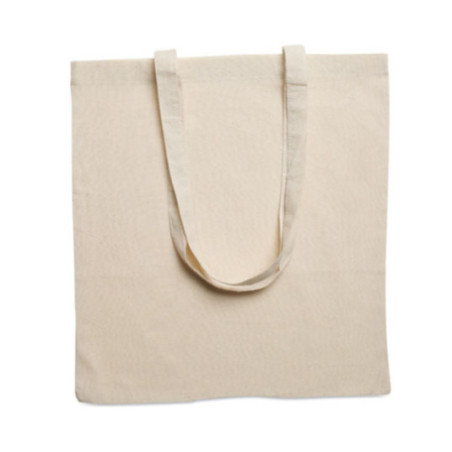 Sac Shopping Personnalisable Anses Longues Ecru 