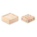 Jeu de Morpion en Bois Personnalisable 