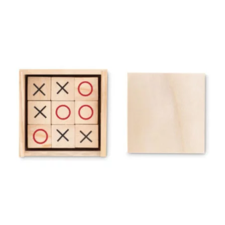 Jeu de Morpion en Bois Personnalisable 