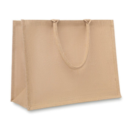 Sac de plage personnalisé en Jute laminé 
