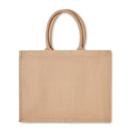 Sac de plage personnalisé en Jute laminé 