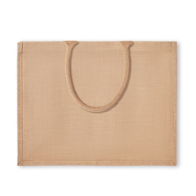 Sac de plage personnalisé en Jute laminé 