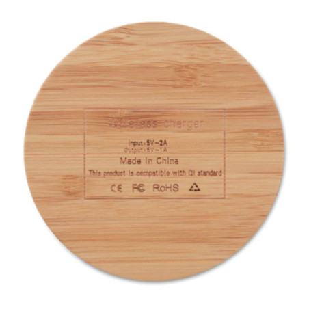 Chargeur à induction en Bambou Rundo 