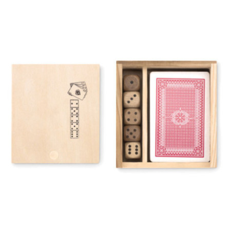 Coffret Dés et cartes à jouer VEGAS 
