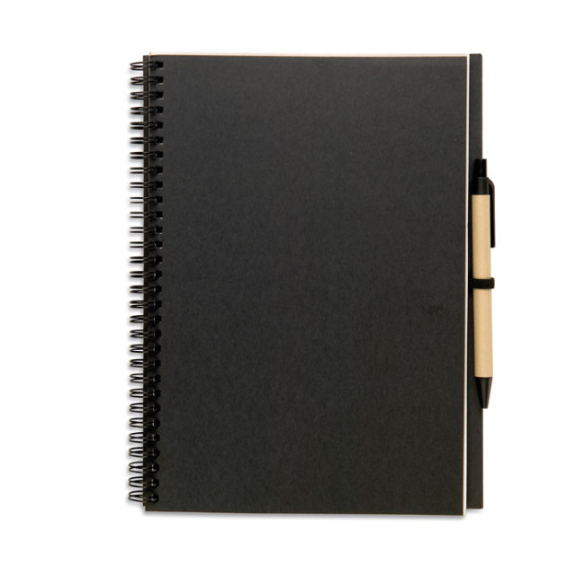 Carnet à spirales Recyclé Personnalisable Large 