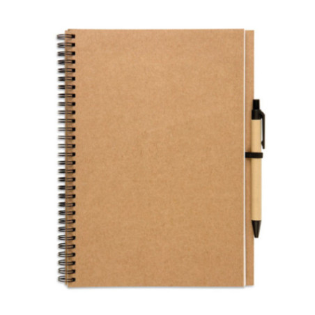 Carnet à spirales Recyclé Personnalisable Large 