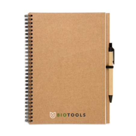 Carnet à spirales Recyclé Personnalisable Large 