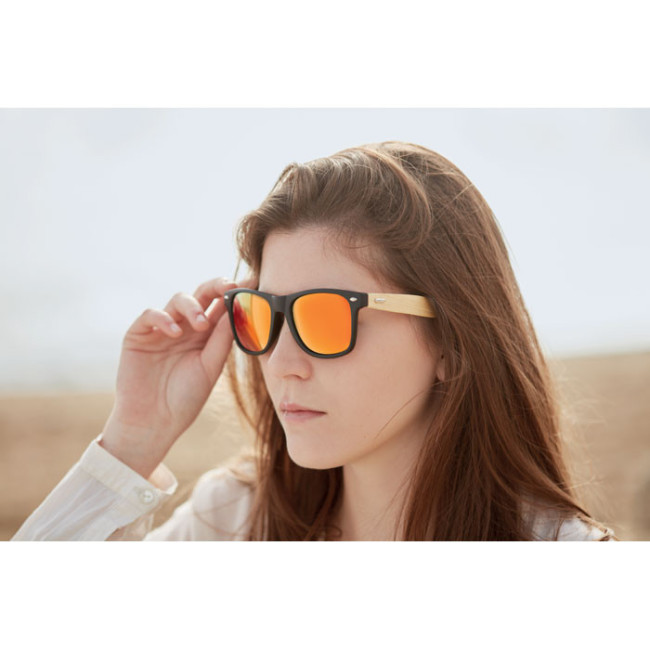 Lunettes de soleil Vintage en bambou 