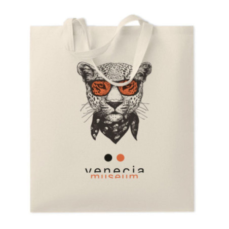 Sac Shopping Personnalisable Anses Courtes Ecru 