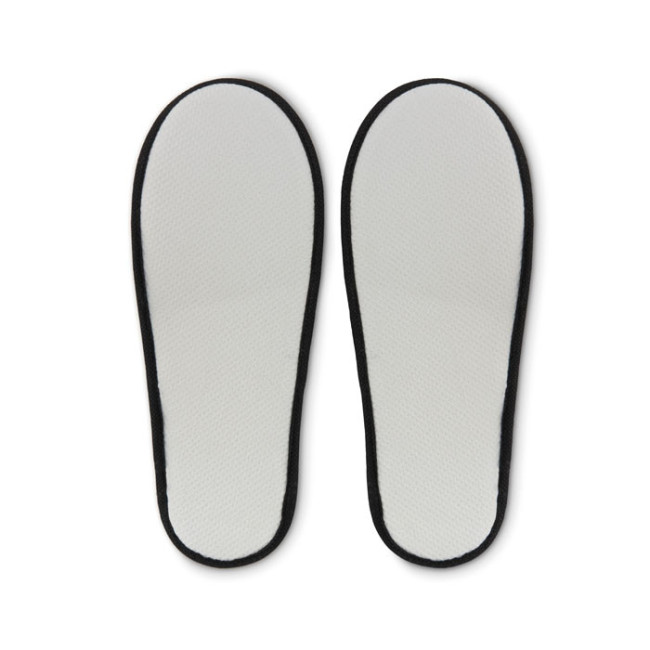 Paire de Chaussons d’Hôtel publicitaire 