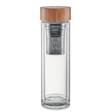 Gourde double paroi avec infuseur BATUMI 420 ml 
