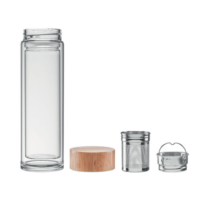Gourde double paroi avec infuseur BATUMI 420 ml 