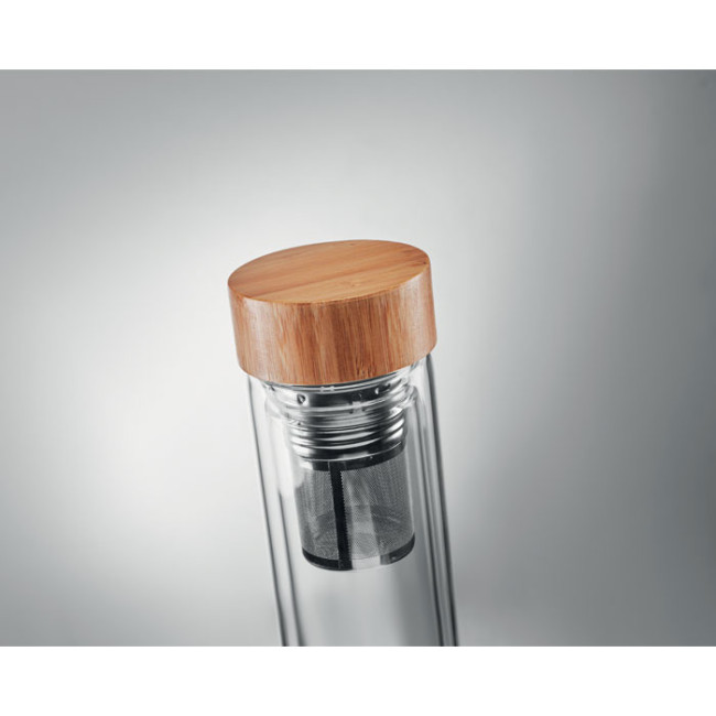 Gourde double paroi avec infuseur BATUMI 420 ml 