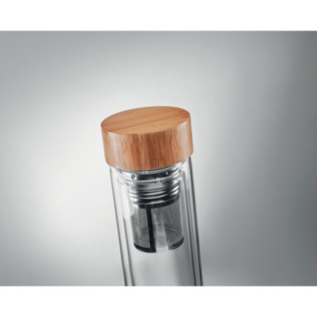 Gourde double paroi avec infuseur BATUMI 420 ml 