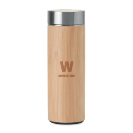 Gourde bambou double paroi 400 ml 