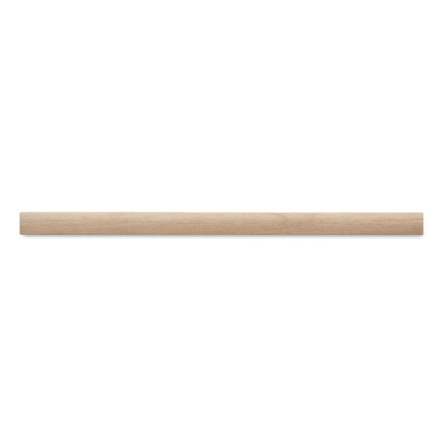 Crayon de charpentier en bois avec règle 14 cm 