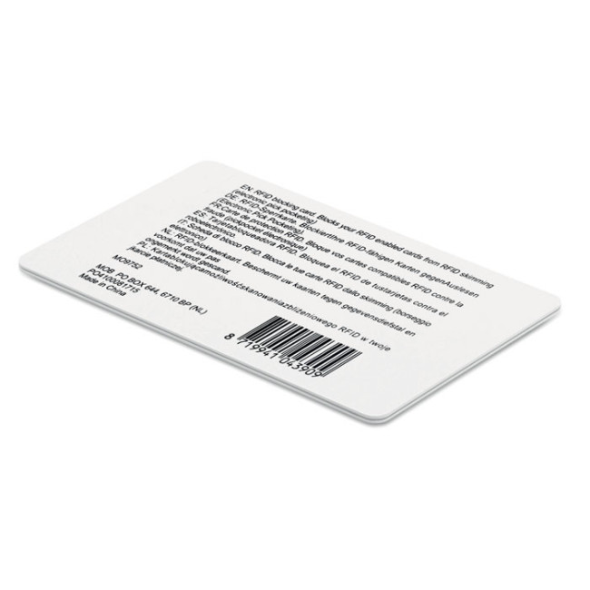 Carte anti-RFID Blocking 