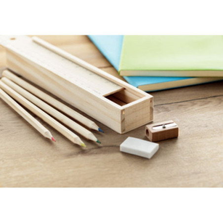 Set de crayon en bois Todo 