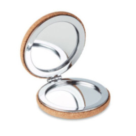 Miroir compact en liège...