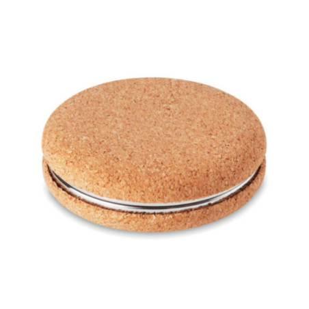 Miroir compact en liège Guapa Cork 